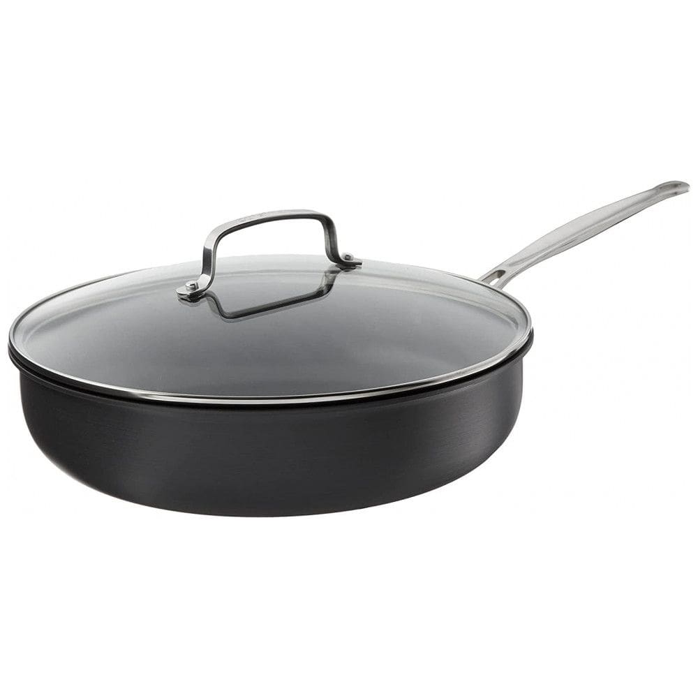 Frigideira Antiaderente com Tampa de Vidro, Aço Anodizado, Cuisinart 622 30DF Chefs Classic