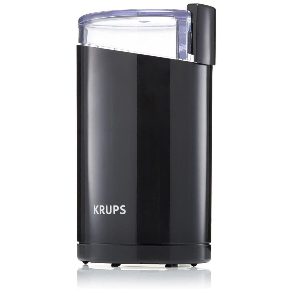 KRUPS F203 Moedor de Café e Temperos com lâminas de aço inoxidável, 85 gramas, preto 120 V