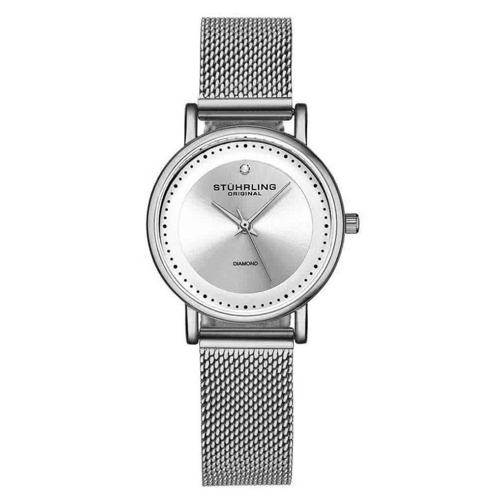 Relógio Feminino Stuhrling Lady Casatorra Elite 4005 Quartzo 29mm, Prata