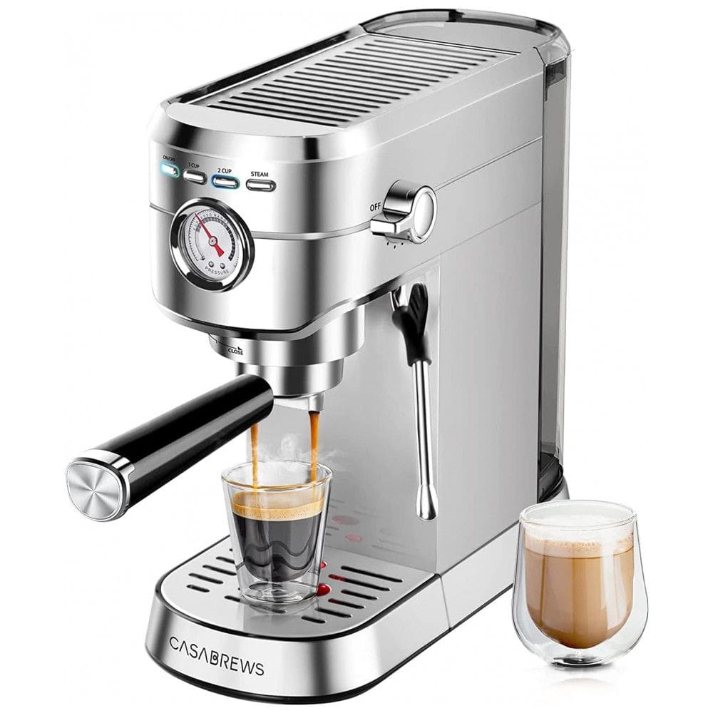 Máquina de Café Expresso com Bocal de Leite, 110V, CASABREWS, Prata
