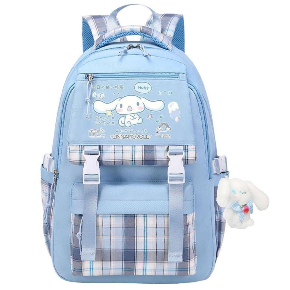Mochila VLTBL Teen de grande capacidade Kawaii Waterproof