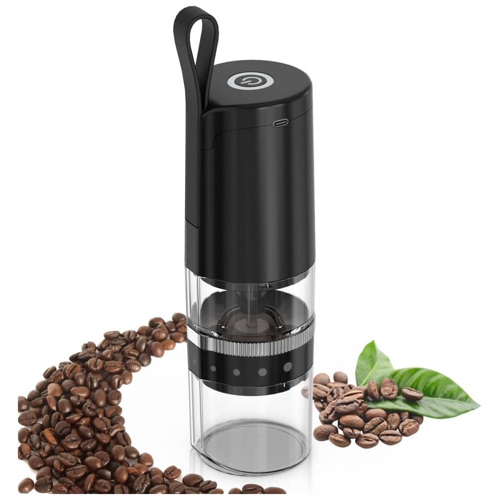 Moedor de Café Elétrico Portátil Ajustável com 5 Configurações de Moagem, 110V, TastLi, Preto