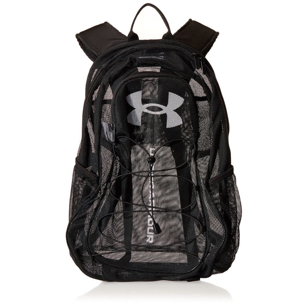 Mochila Under Armour Adult Hustle Mesh 28L preta/branca