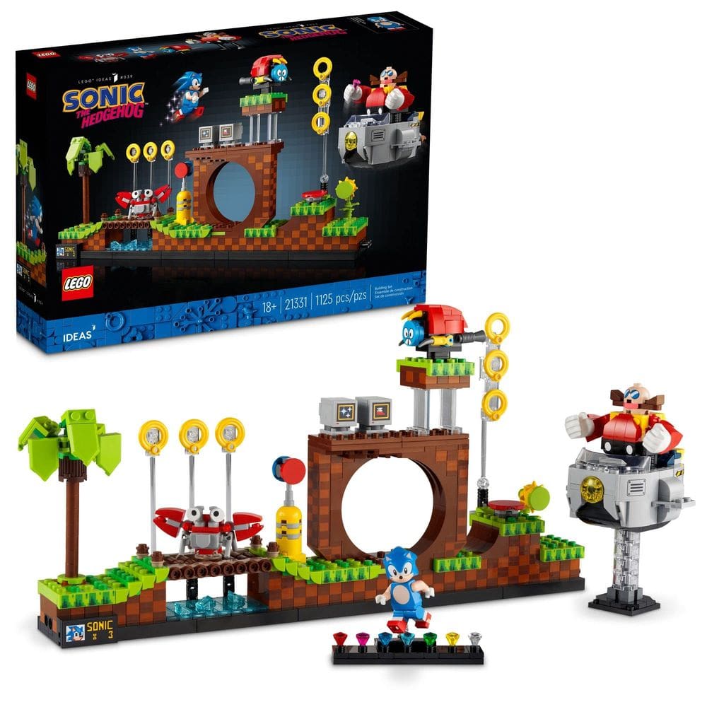 Conjunto colecionável LEGO Ideas Sonic The Hedgehog 21331 com figuras