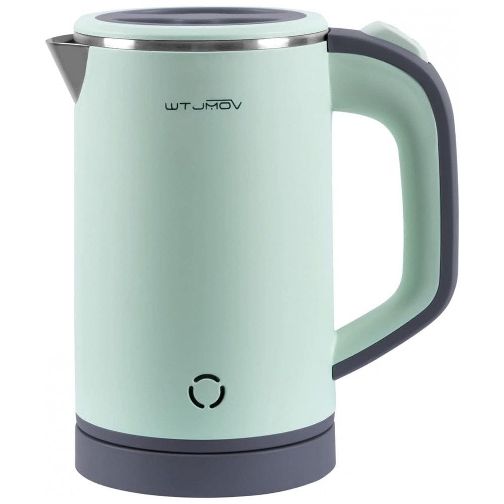 Chaleira Elétrica 0,8L com Desligamento Automático, Aço Inoxidável, 110V 600W, WTJMOV, Verde