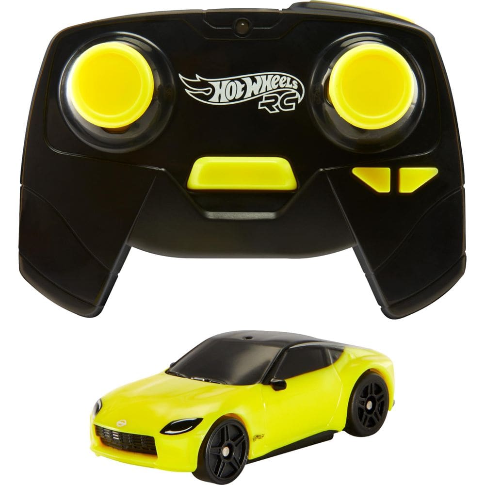 Carro de brinquedo RC Hot Wheels Nissan Z escala 1:64 com controlador