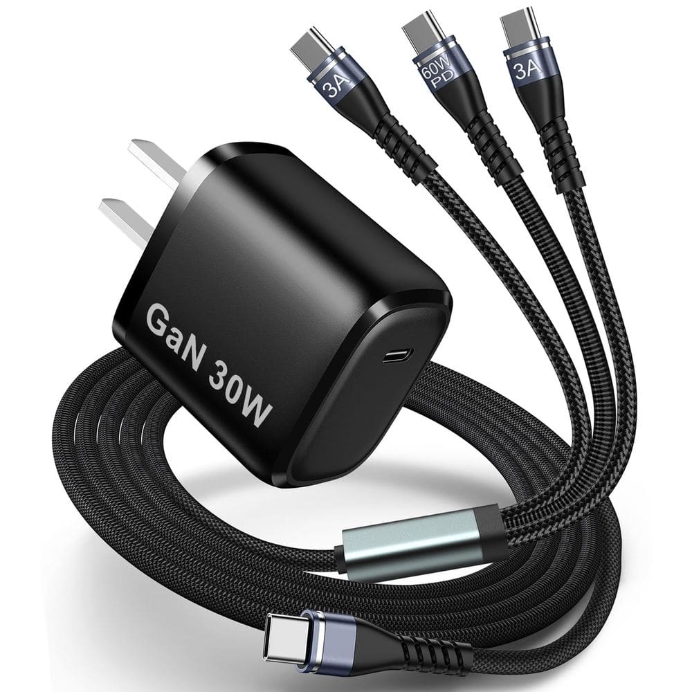 Carregador Betschkim 30W PD 3 em 1 USB-C Fast para drones DJI