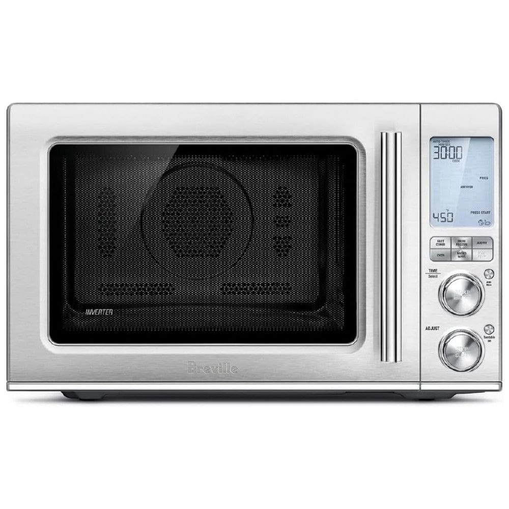 Micro Ondas 3 em 1, 31 Litros em Aço Inoxidável Escovado, 110V 1400W, Breville, Prata
