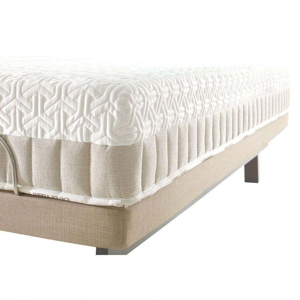 Colchão De Látex Articulado Bege 25cm Casal 138x188cm