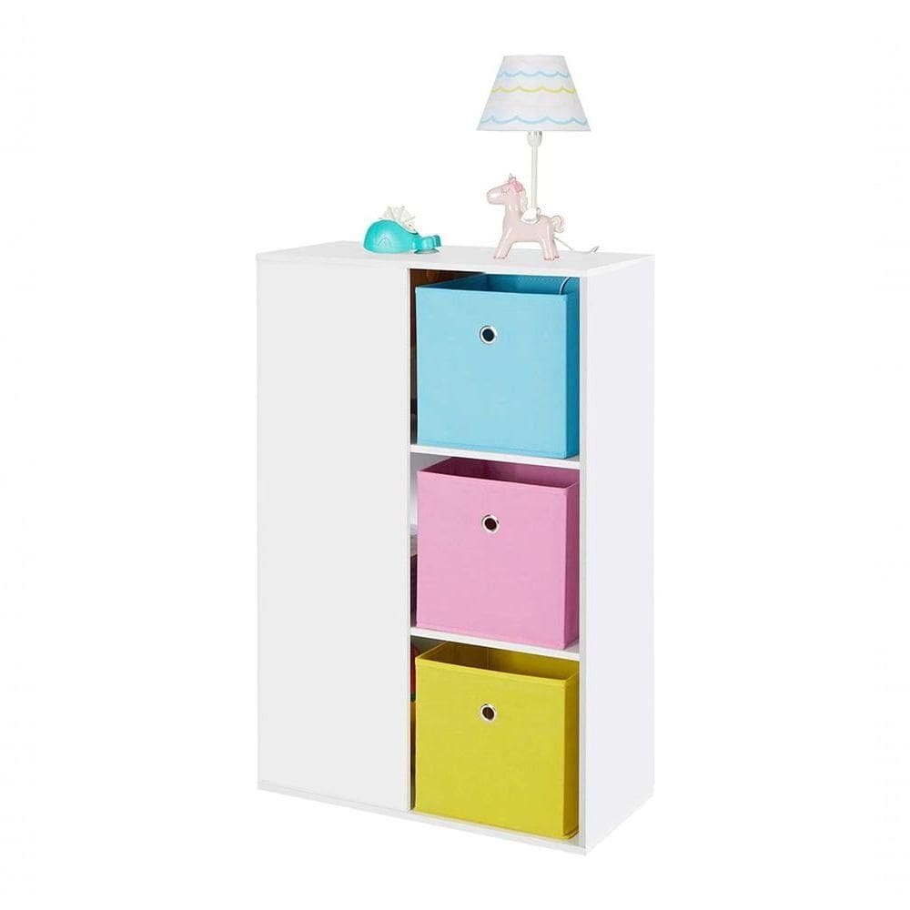 Estante Organizadora De Nichos Infantil Liv 100% Mdf