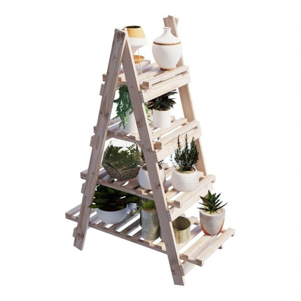Organizador De Vasos Plantas 4 Prateleiras