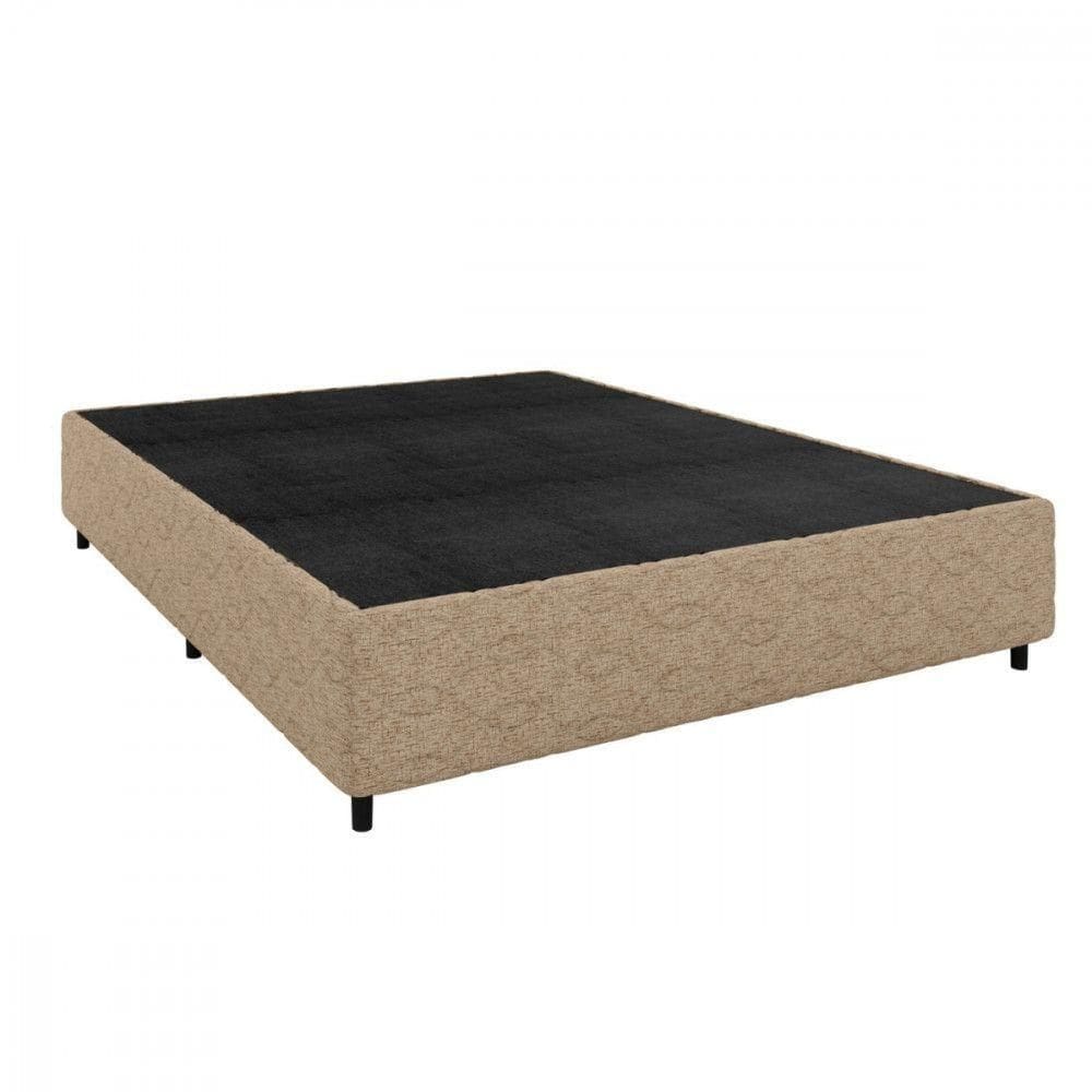 Base De Cama Box Casal 138x188x26 Applauso Palha Apolospuma Palha