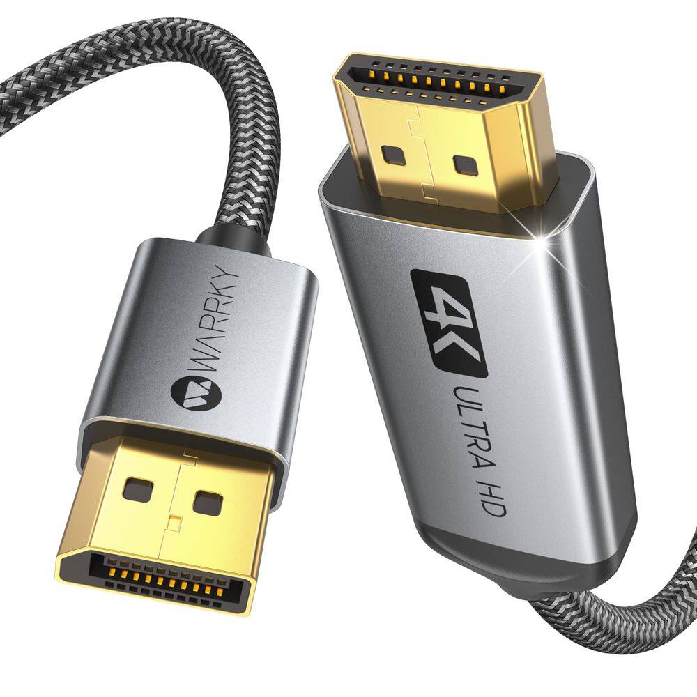 Cabo DisplayPort para HDMI Warrky 4K 1,8 m