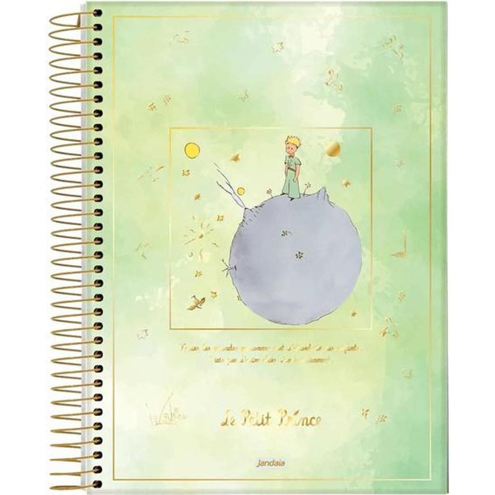 Caderno Colegial 24cm 80 Folhas Pequeno Principe Jandaia 5070