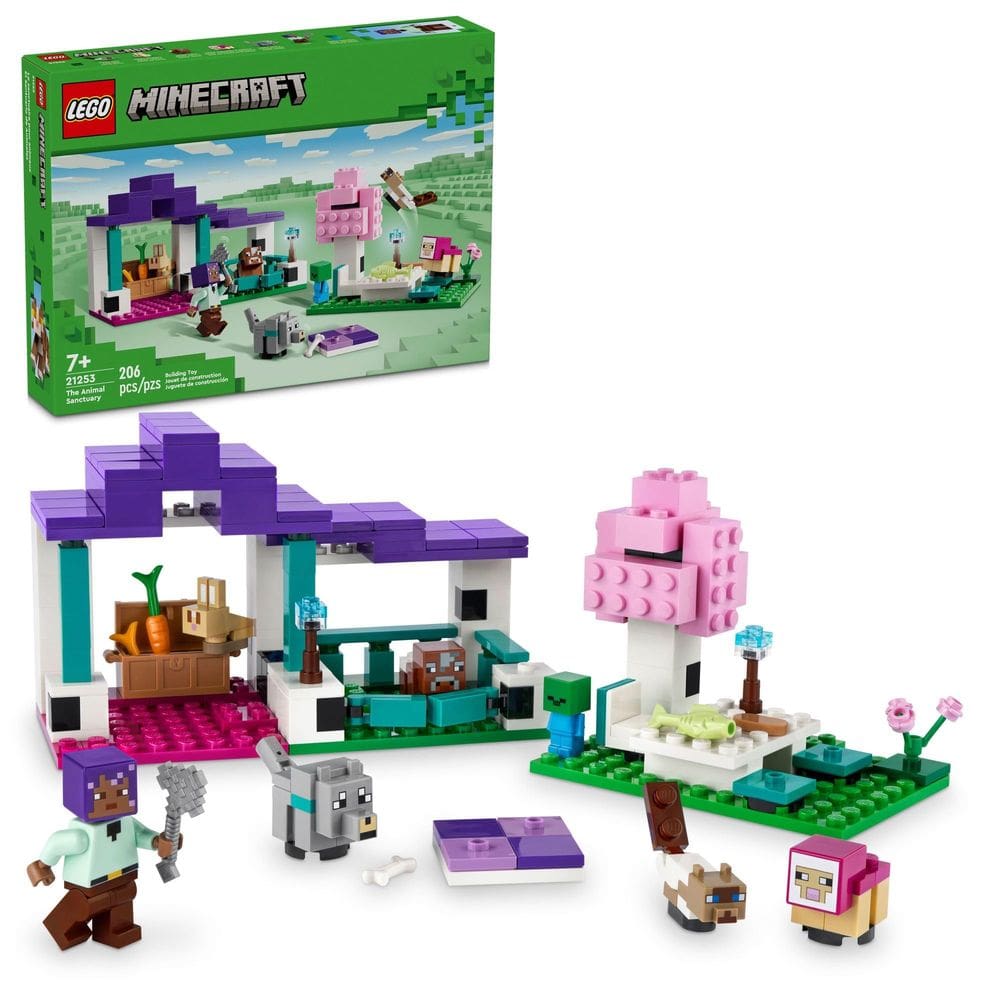 Conjunto de construção LEGO Minecraft The Animal Sanctuary 21253