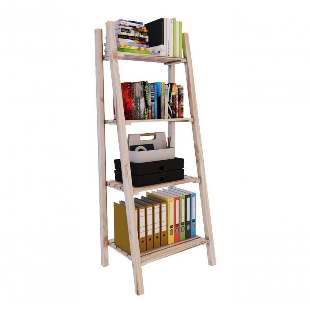 Estante Expositora De Roupas Livros Organizadora Madeira Decorativa