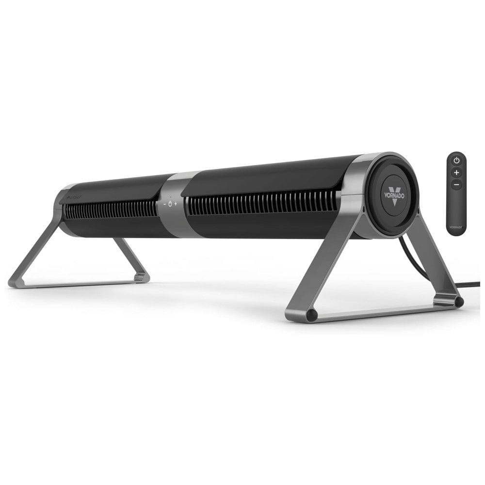 Ventilador de Torre e Circulador de Ar Horizontal, com Controlo Remoto, 3 Definições de Velocidade, 110V, Vornado Airbar 4, Preto