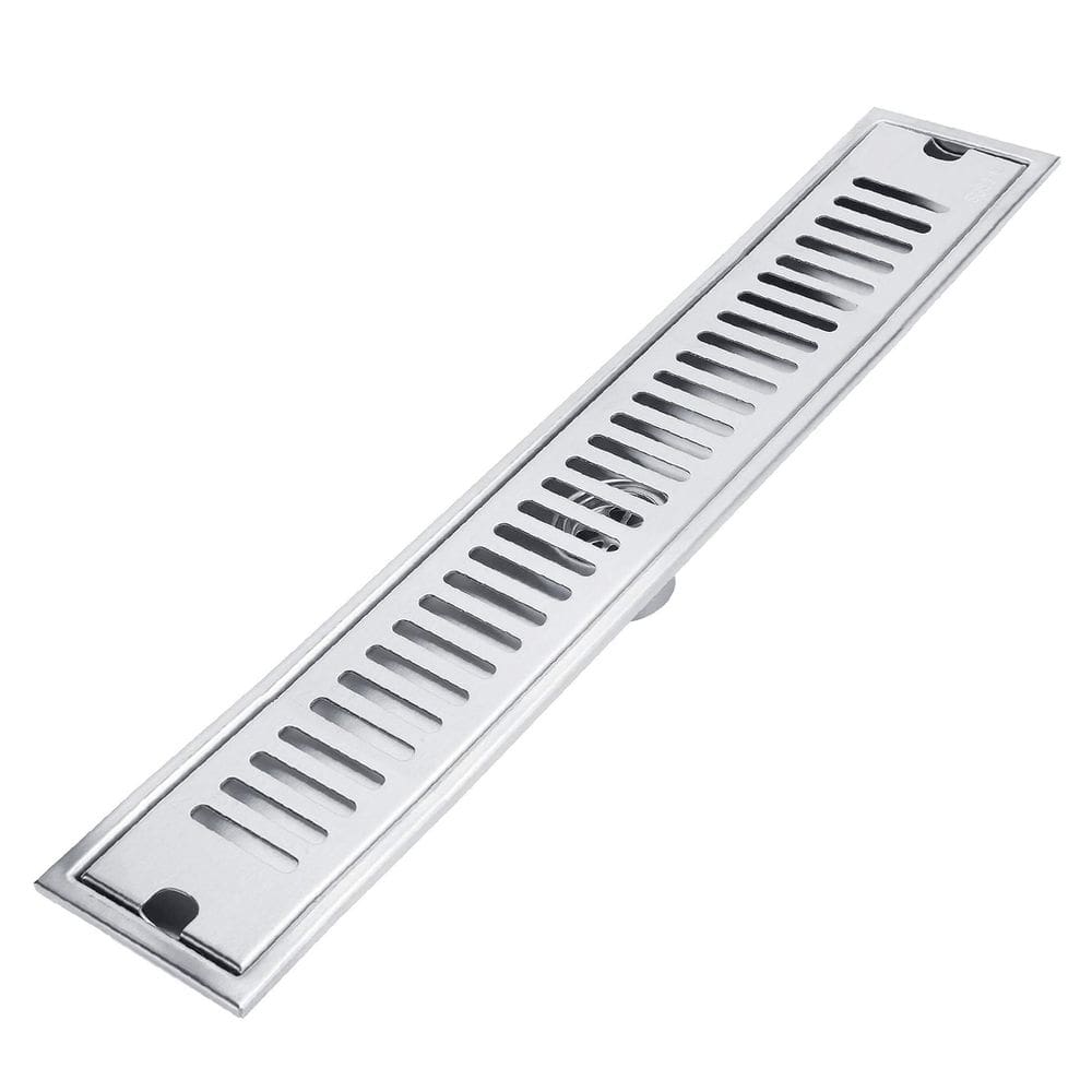 Ralo Linear Embralumi Grelha Aço Inox Banheiro 50x10cm