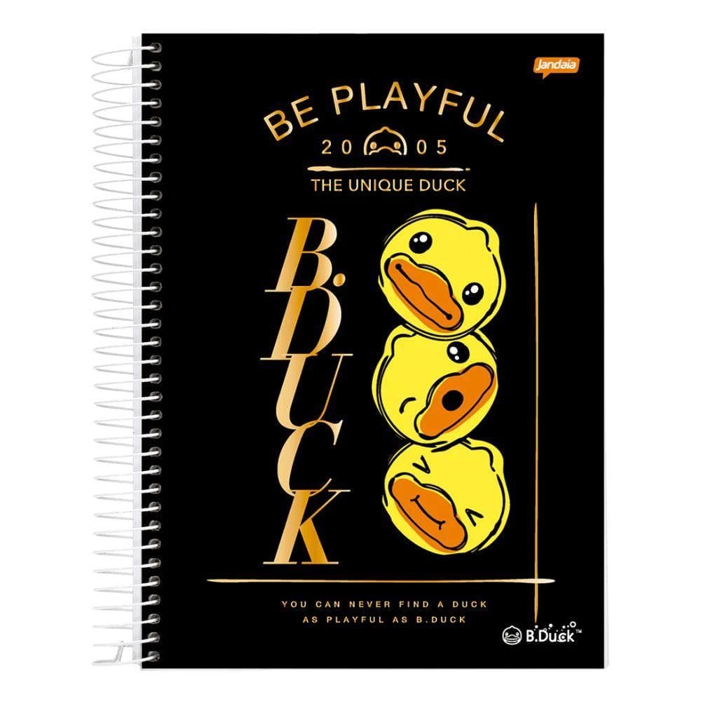 Caderno Univ. 240 Fls. 15 Matérias B.Duck Capa 1 - Jandaia