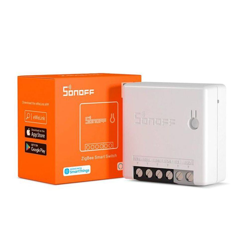 Interruptor Inteligente Mini Zigbee Sonoff 10A Branco