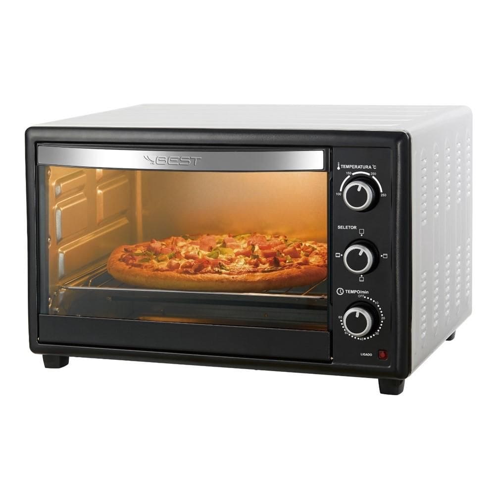 Forno Eletrico Best 50 Litros Básico Preto/Branco 220V 1800W