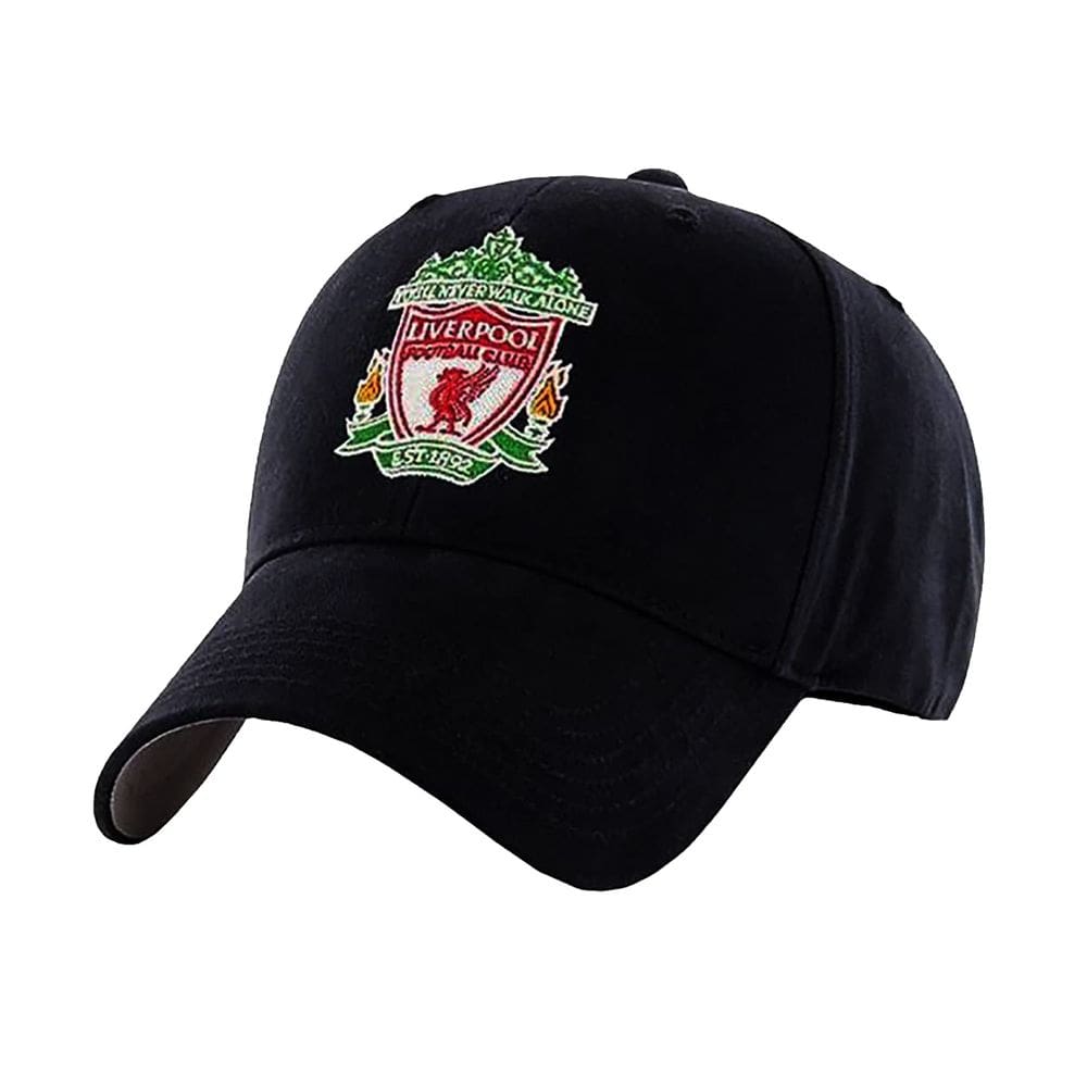 Cap Liverpool F.C. Black Crest - Mercadoria EPL autêntica