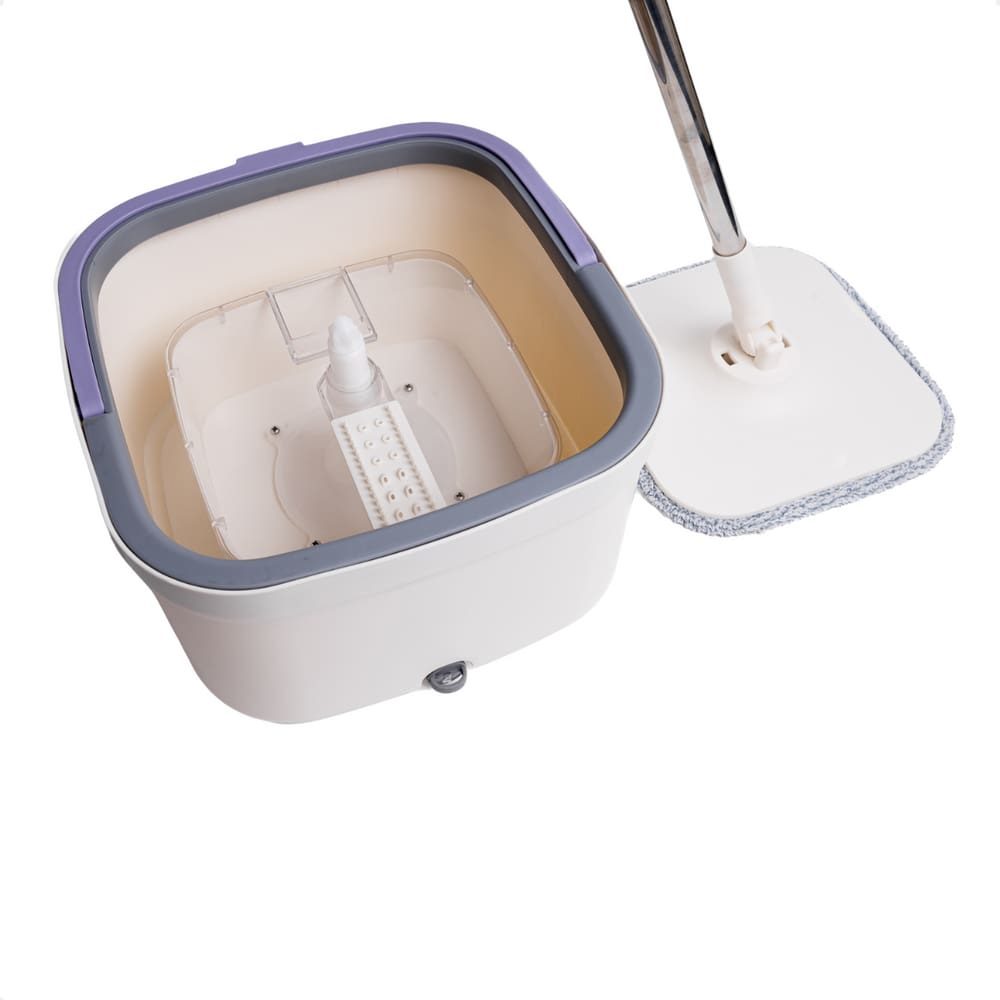 LAV06317BRC01-Mop Simplo Giro Água Nova com Balde e Esfregão de Microfibra