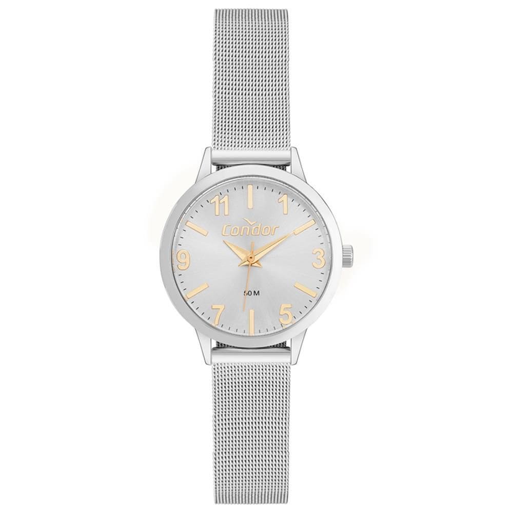 Relógio Condor Feminino Ref: Co2035Ncz/4K Casual Mesh