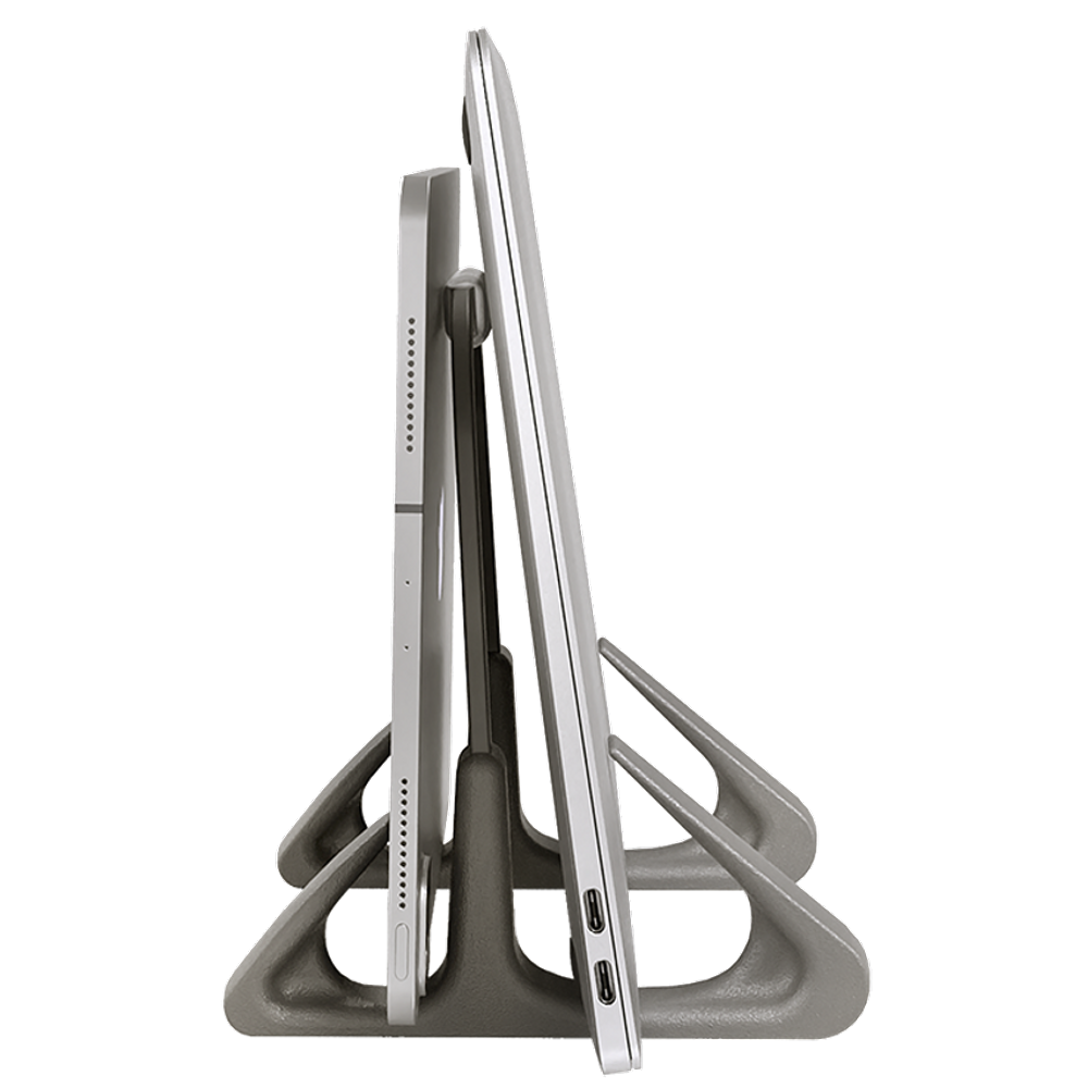 Suporte Para Tablet E Notebook Até 16" Octoo LiteStand Vertical L-VER (Prateado)