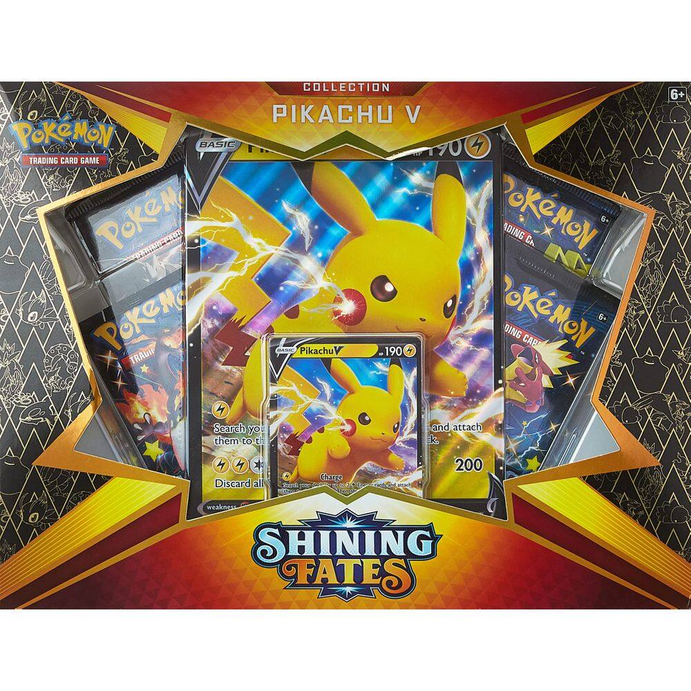 Jogo de cartas colecionáveis Pokémon Shining Fates Pikachu V Box Set