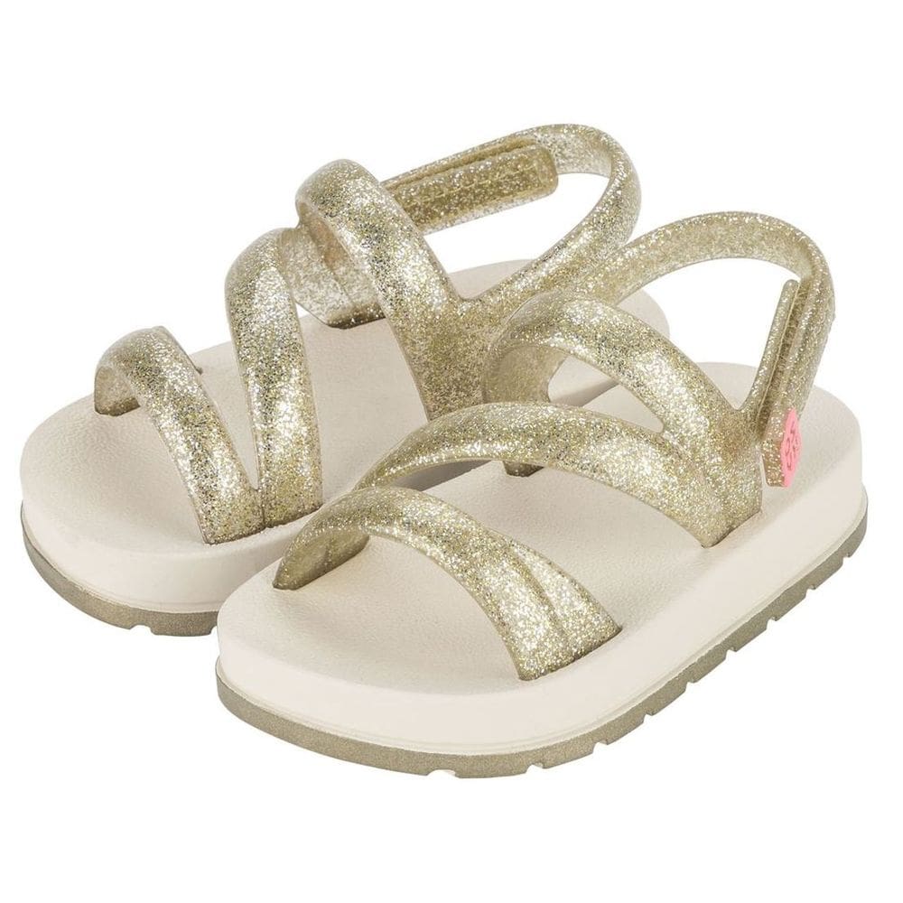 Sandalia Infantil Menina Zaxynina Glitter 18963
