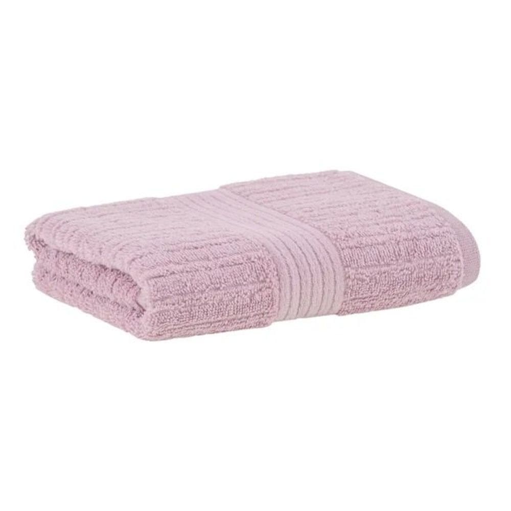Toalha De Rosto Fio Penteado Canelado 48x85cm - Buddemeyer - Rosa 3221