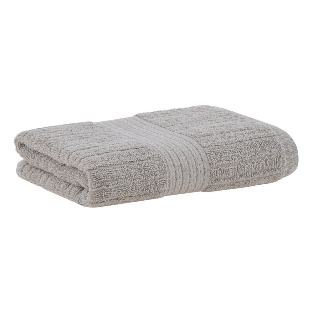 Toalha De Rosto Fio Penteado Canelado 48x85cm - Buddemeyer - Bege