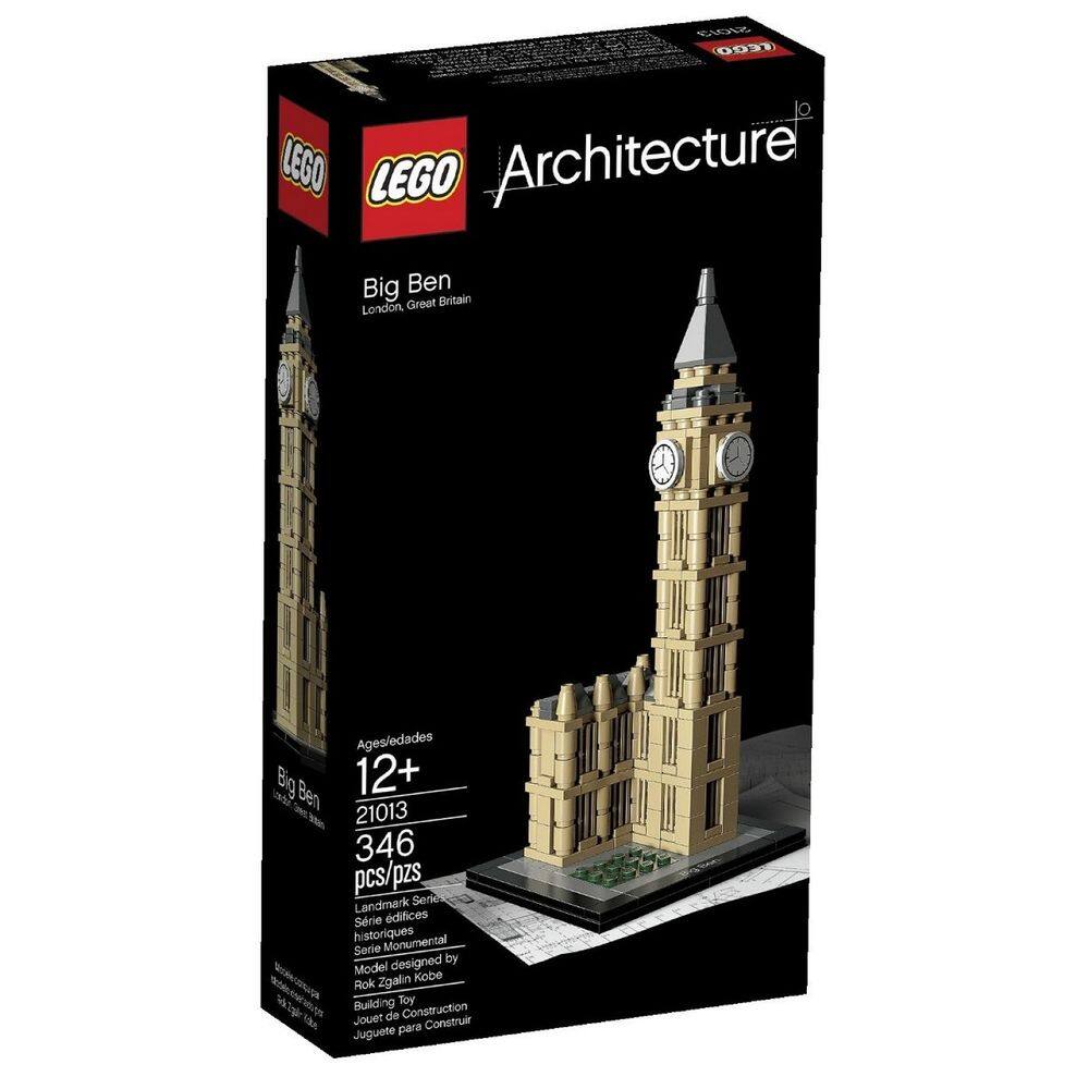 Brinquedo LEGO Architecture Big Ben com 19,4 cm de altura
