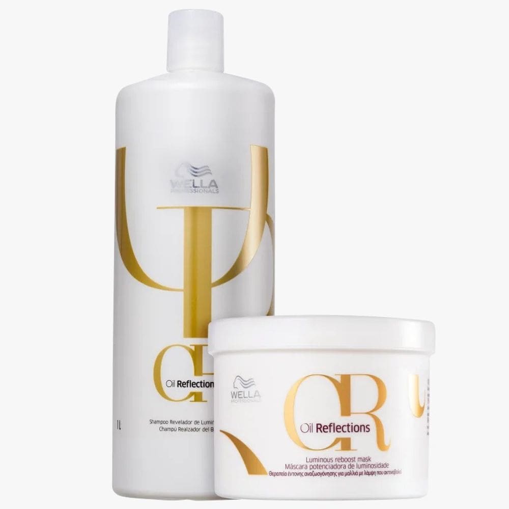 Kit Professional Oil Reflections Wella (Shampoo + Máscara)