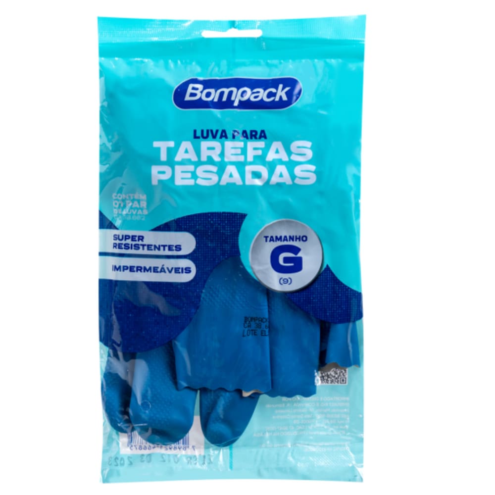 Luva para Tarefas Pesadas Bompack Tamanho G