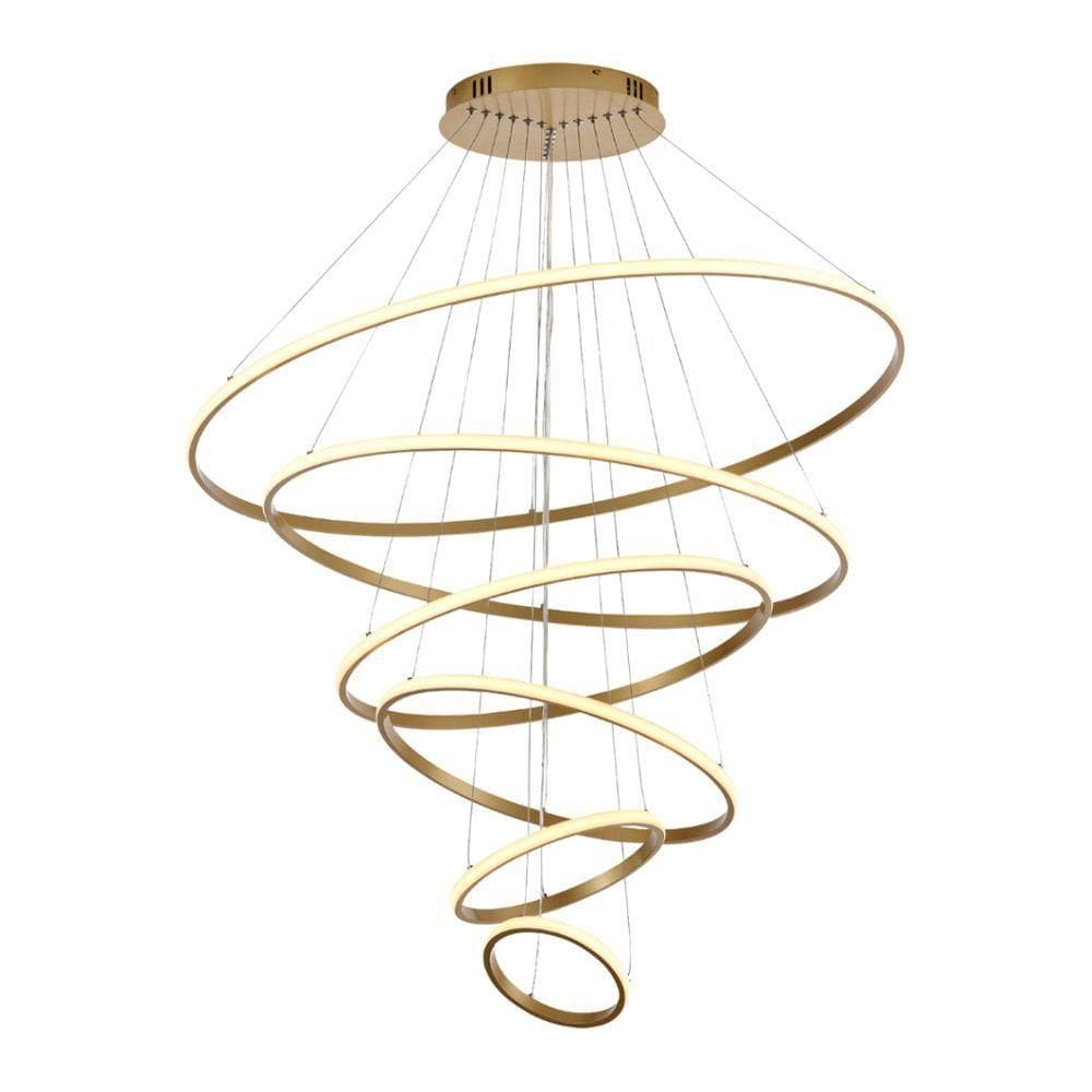 Lustre Pendente Astraled Skylight Pl-9850 Dourado Led Bivolt Dourado Pl-9850