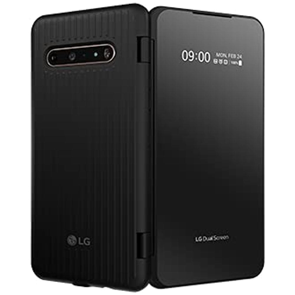 Capa de telefone LG V60 de tela dupla, tela estendida removível