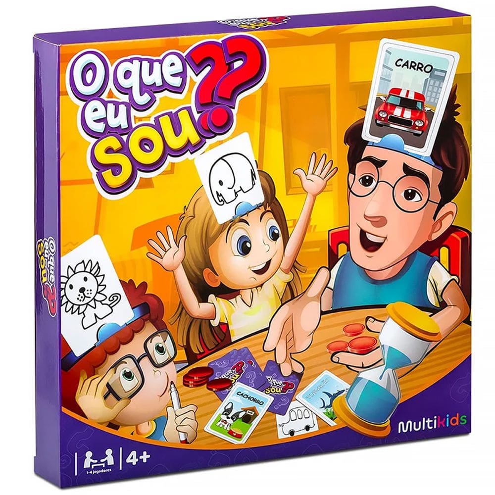 Jogo O Que Eu Sou 54 Cartas BR1772 - Multikids