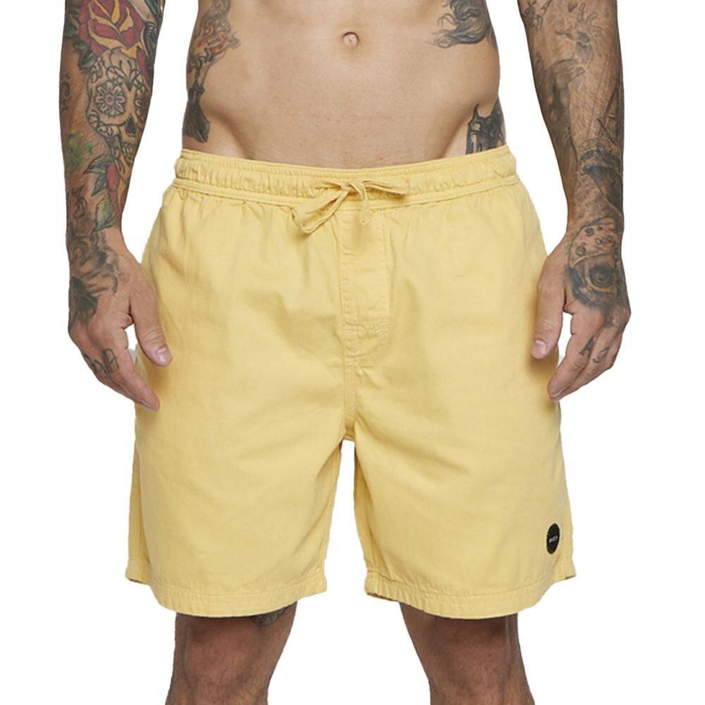 Bermuda RVCA Escape Elastic SM25 Masculina Mostarda