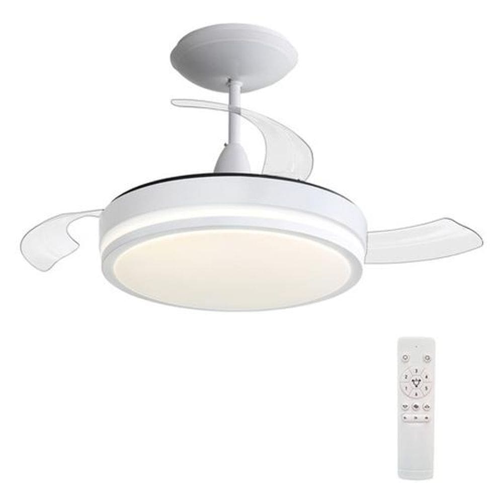 Ventilador Teto Retratil Controle Remoto 91cm Wide Bivolt