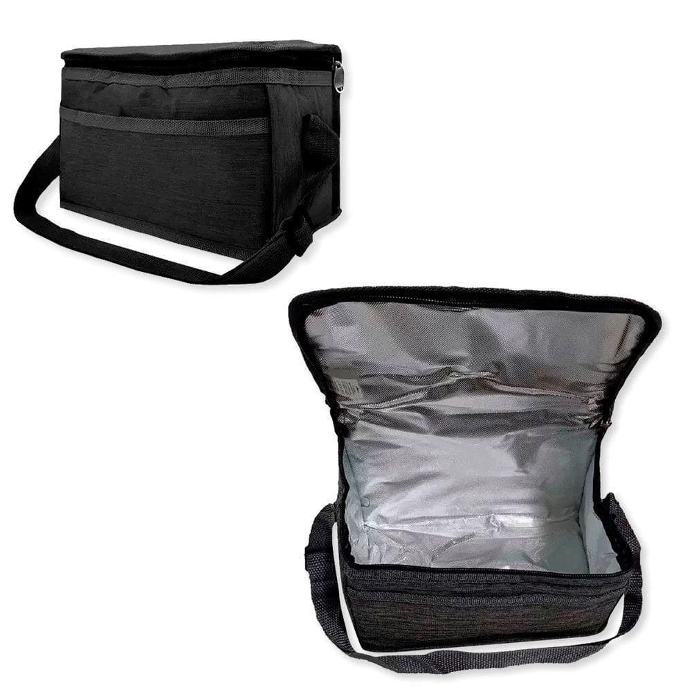 Bolsa Térmica Multiuso Para Alimentos E Bebidas - Preto