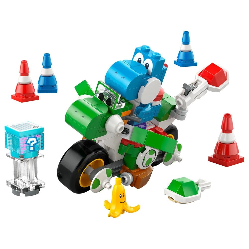 Lego Super Mario Kart 133 Peças Moto Yoshi - 72031
