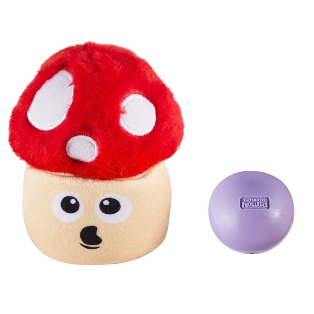 Pelúcia Snack Palz Cogumelo Brinquedo de Fuçar Quebra-Cabeça Recheável Interativo Para Cães