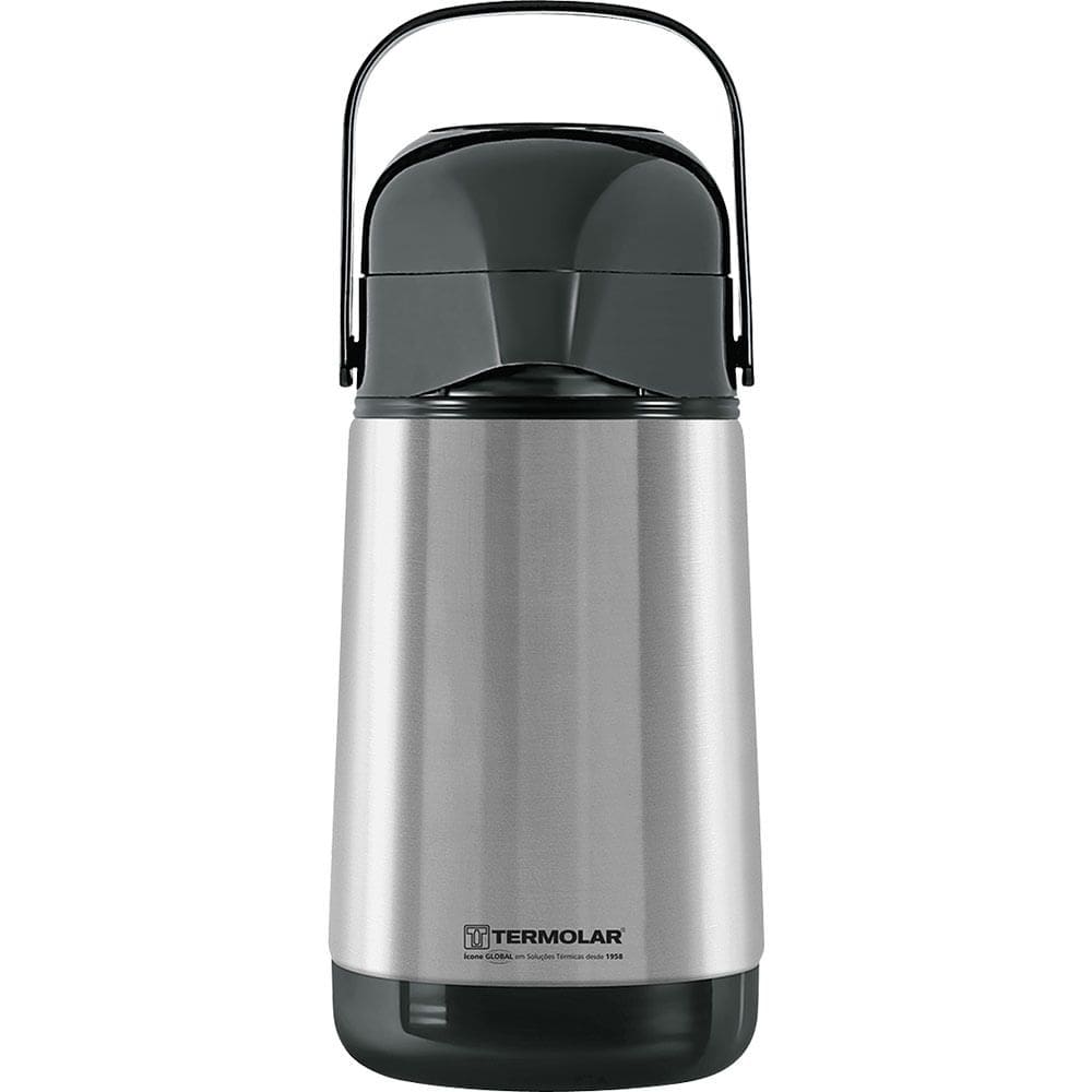 Garrafa Térmica de Pressão 500ml Termolar Lúmina Inox