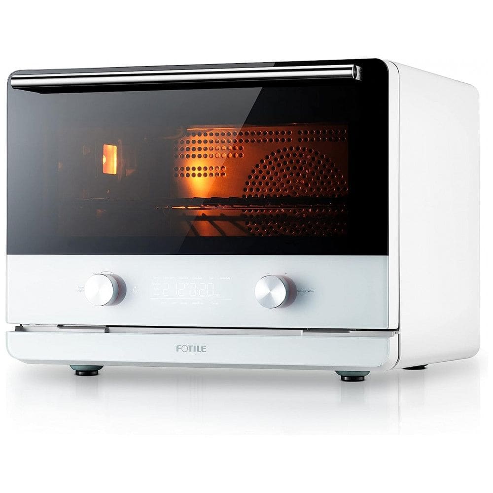 Forno Elétrico de Bancada 30 Litros 4 em 1 com Controle de Temperatura, 110V 1550W, FOTILE Branco