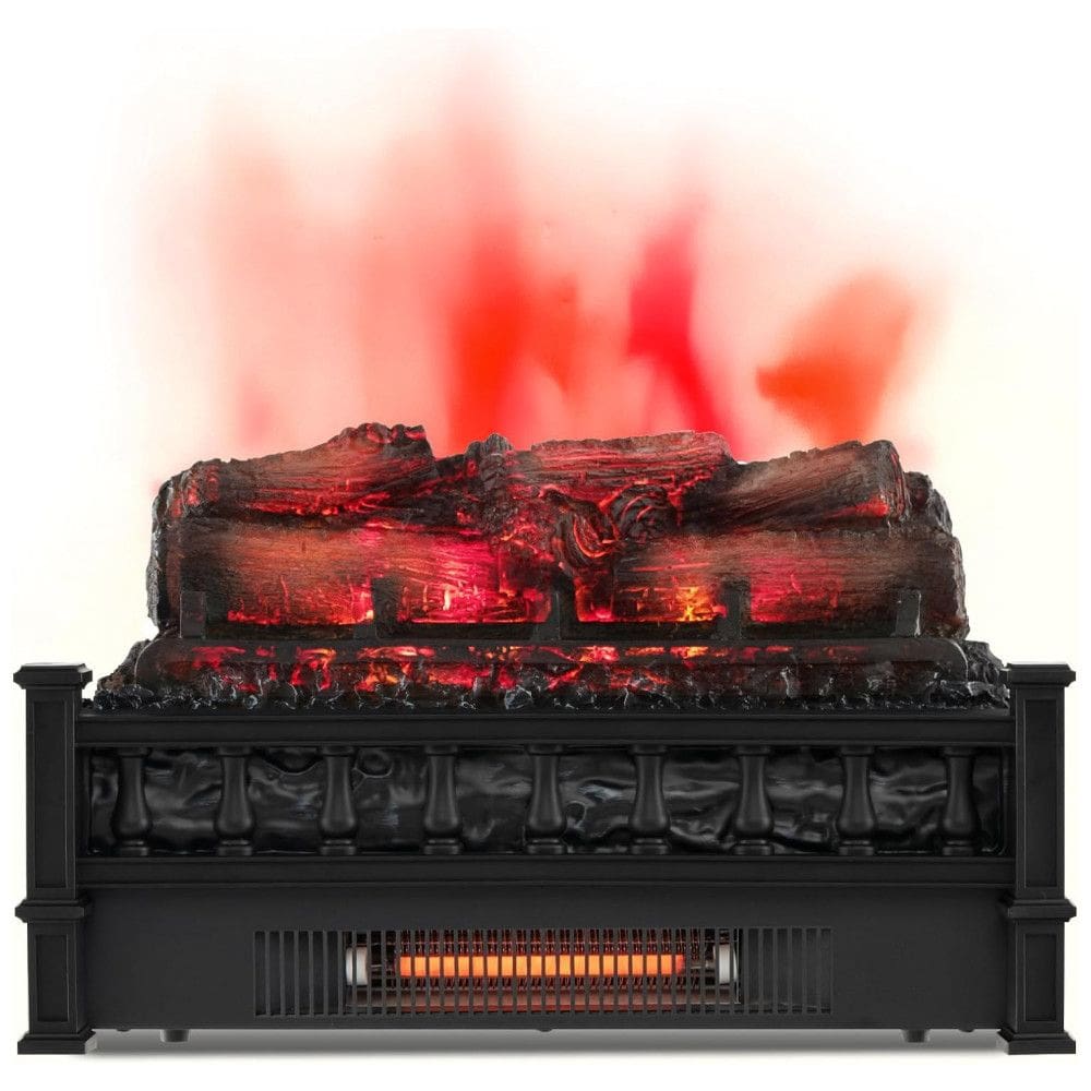 Lareira Elétrica Ecológica 20" 50 cm com Cama de Brasa de Pinho Realista, Temperatura Ajustável e Proteção Contra Superaquecimento, 110V