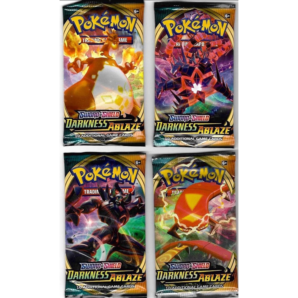 Pacotes de reforço Pokémon TCG Sword & Shield 3 Darkness Ablaze