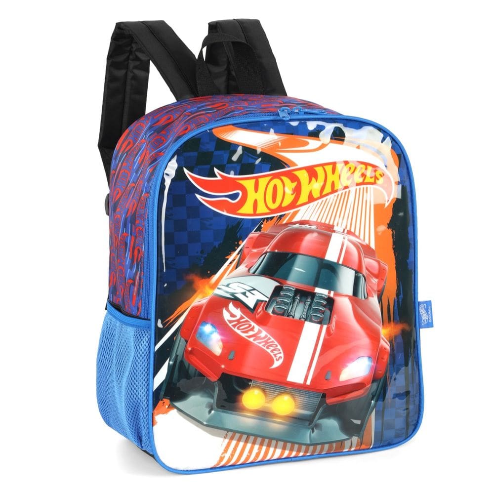 Mochila De Costas Escolar Carros Corrida Esportiva