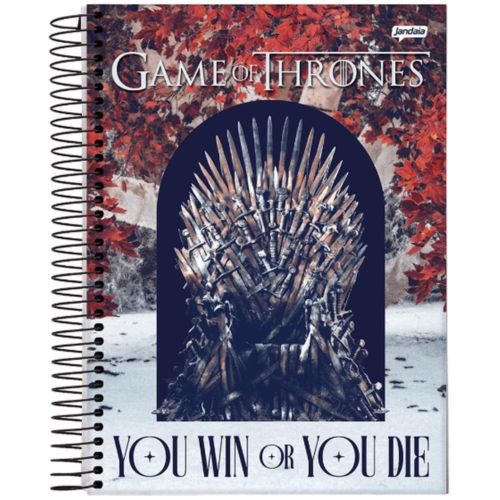 Caderno Univ. 240 Fls 15 Mat Game of Thrones Capa2 - Tilibra